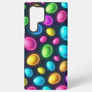 Fel gekleurd/neon Paasei/Lente Samsung Galaxy Hoesje