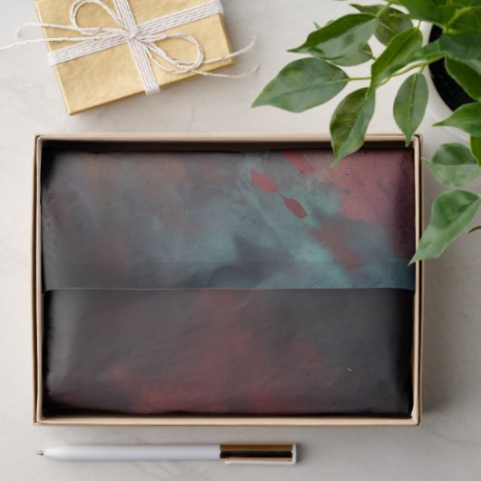 Fel gekleurd Uil Decoupage Tissue Papier (Geschenk)