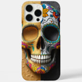 Fel gekleurde Calavera - Sugar Skull Case-Mate iPhone Case (Achterkant)