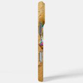 Fel gekleurde Calavera - Sugar Skull Case-Mate iPhone Case (Achterkant / Rechts)