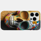 Fel gekleurde Calavera - Sugar Skull Case-Mate iPhone Case (Achterkant (horizontaal))