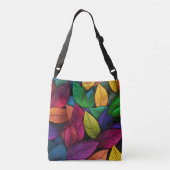 FEL GEKLEURDE HERFSTBLADEREN CROSSBODY TAS (Achterkant)