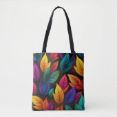 FEL GEKLEURDE HERFSTBLADEREN TOTE BAG (Voorkant)