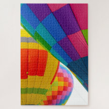 Fel gekleurde heteluchtballonnen