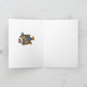 Fel gekleurde tropische vissen - 2 kaart (Binnen)