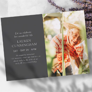 Fel haar levensmoderne, eenvoudige, minimalistisch briefkaart