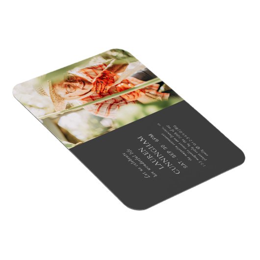 Fel haar levensmoderne, eenvoudige, minimalistisch magneet (Rechterzijde)