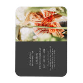 Fel haar levensmoderne, eenvoudige, minimalistisch magneet (Verticaal)