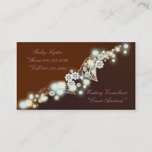 fel rood visitekaartje (Voorkant)