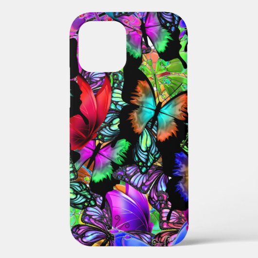 fel vlindercollectie Case-Mate iPhone case (Achterkant)
