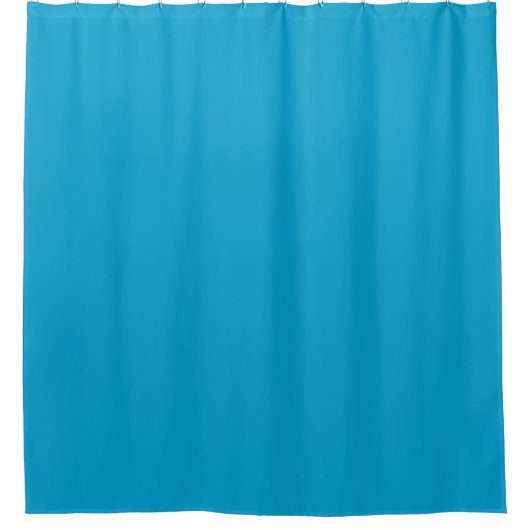 felblauw douchegordijn (Voorkant)