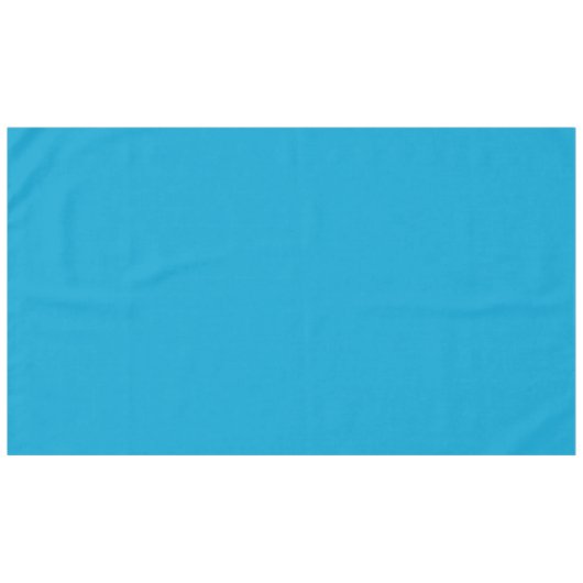 felblauw tafelkleed (Voorkant (Horizontaal))