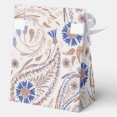 Feld Blume Paisley Muster Bedankdoosjes (Achterkant)