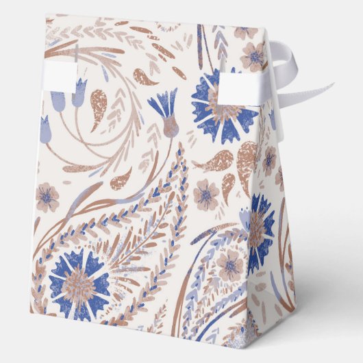 Feld Blume Paisley Muster Bedankdoosjes (Achterkant)