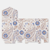 Feld Blume Paisley Muster Bedankdoosjes (Ongevouwen)