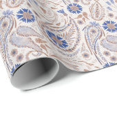 Feld Blume Paisley Muster Cadeaupapier (Rol Hoek)