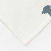 Feldenkrais Blanket - rolpatroon in grijs Fleece Deken (Hoek)