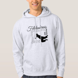 Feldenkrais Moves Me Hoodie | Zwart-wit