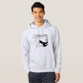 Feldenkrais Moves Me Hoodie | Zwart-wit (Voorkant volledig)