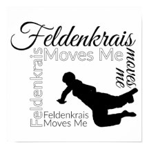Feldenkrais Moves Me Poster | Zwart-wit