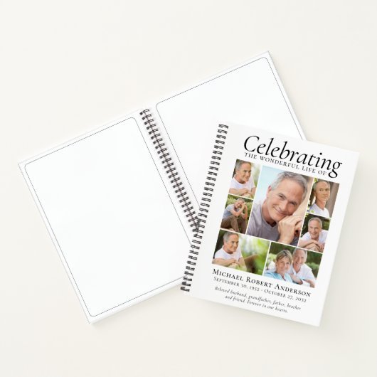 Felebratie van het Guestbook van het budget van de Notitieboek (Binnen)