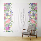 Felgekleurde Bloemen | Fotohokje Requisiet Wandkleed (In Situ (horizontaal))