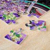 Felgekleurde Fiets Foto Kunst Legpuzzel (Zijkant)