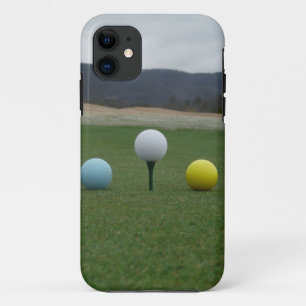 felgekleurde Golf Balls op een berg Case-Mate iPhone Case