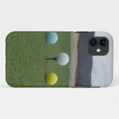 felgekleurde Golf Balls op een berg Case-Mate iPhone Case (Achterkant (horizontaal))