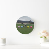 felgekleurde Golf Balls op een berg Ronde Klok (Huis)