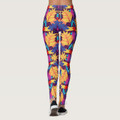 Felgekleurde leggings (Achterkant)