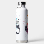 FELGEKLEURDE MUZIEKNOTEN & CLEFT WATERFLES (Rechts)