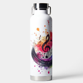 FELGEKLEURDE MUZIEKNOTEN & CLEFT WATERFLES