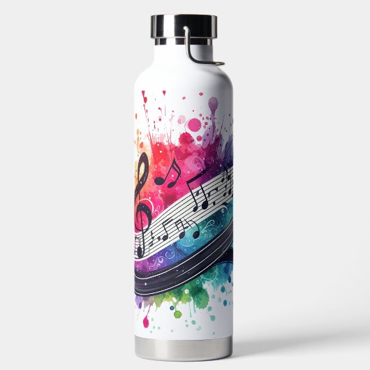 FELGEKLEURDE MUZIEKNOTEN & CLEFT WATERFLES (Links)