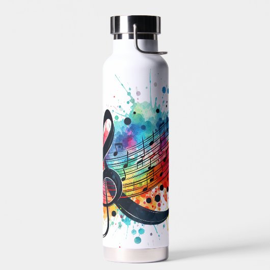 FELGEKLEURDE MUZIEKNOTEN & CLEFT WATERFLES (Links)