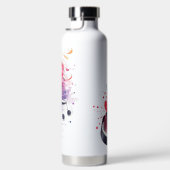 FELGEKLEURDE MUZIEKNOTEN & CLEFT WATERFLES (Rechts)