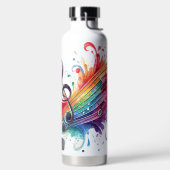 FELGEKLEURDE MUZIEKNOTEN & CLEFT WATERFLES (Links)