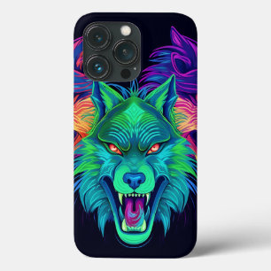 FELGEKLEURDE NEON HALLOWEEN WOLVEN Case-Mate iPhone CASE