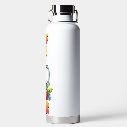 FELGEKLEURDE SMAAK VAN ZOMERSE DRINKEN WATERFLES (Achterkant)