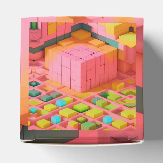 felgekleurde zoetheid bedankdoosjes (Bovenkant)