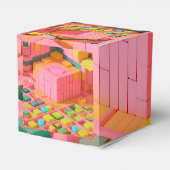 felgekleurde zoetheid bedankdoosjes (Achterkant)