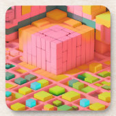 felgekleurde zoetheid bier onderzetter (Voorkant)