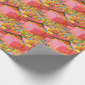 felgekleurde zoetheid cadeaupapier (Hoek)