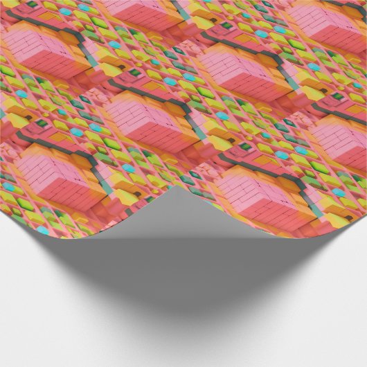 felgekleurde zoetheid cadeaupapier (Hoek)