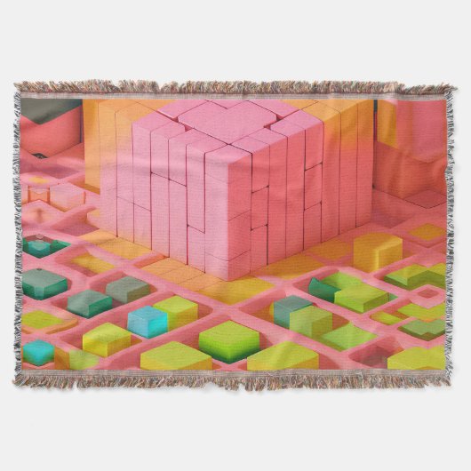 felgekleurde zoetheid deken (Voorkant)