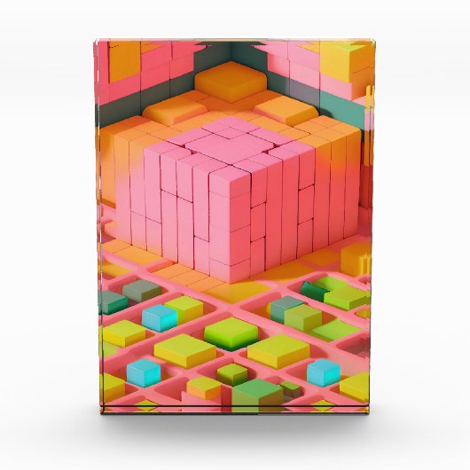 felgekleurde zoetheid fotoblokken (Voorkant)