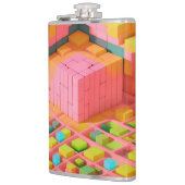 felgekleurde zoetheid heupfles (Links)