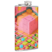 felgekleurde zoetheid heupfles (Rechts)