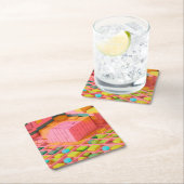 felgekleurde zoetheid kartonnen onderzetters (Insitu)