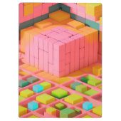 felgekleurde zoetheid klembord (Achterkant)